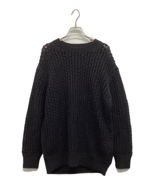 JUNYA WATANABE COMME des GARCONS（(ジュンヤワタナベ コムデギャルソン）JUNYA WATANABE COMME des GARCONS ((ジュンヤワタナベ コムデギャルソン) メッシュニット ブラック サイズ:Sの古着・服飾アイテム