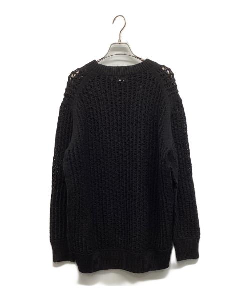 JUNYA WATANABE COMME des GARCONS（(ジュンヤワタナベ コムデギャルソン）JUNYA WATANABE COMME des GARCONS ((ジュンヤワタナベ コムデギャルソン) メッシュニット ブラック サイズ:Sの古着・服飾アイテム