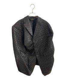 COMME des GARCONS（コムデギャルソン）の古着「Lame Floating Weave Vest」｜ブラック