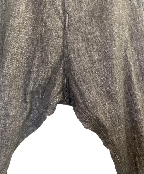 GROUND Y（グラウンドワイ）GROUND Y (グラウンドワイ) デニムリブパンツ ブラック サイズ:1の古着・服飾アイテム