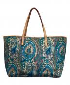 ETROエトロ）の古着「ペイズリートートバッグ」｜ブルー