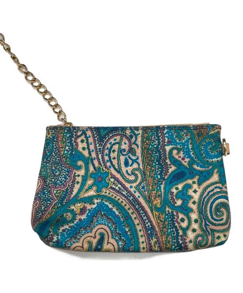 ETRO（エトロ）ETRO (エトロ) ペイズリートートバッグ ブルーの古着・服飾アイテム