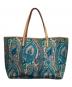 ETRO（エトロ）の古着「ペイズリートートバッグ」｜ブルー