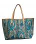 ETRO (エトロ) ペイズリートートバッグ ブルー：14000円