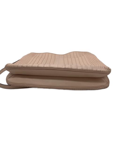 COACH（コーチ）COACH (コーチ) ピンタックショルダーバッグ ピンクの古着・服飾アイテム