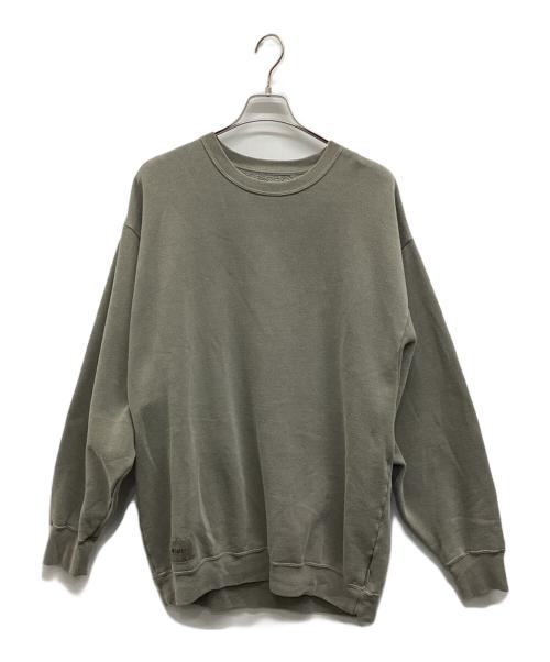 WTAPS（ダブルタップス）WTAPS (ダブルタップス) ALL 03 SWEATER CTPL SIGN CREWNECK SWAE グレー サイズ:3の古着・服飾アイテム