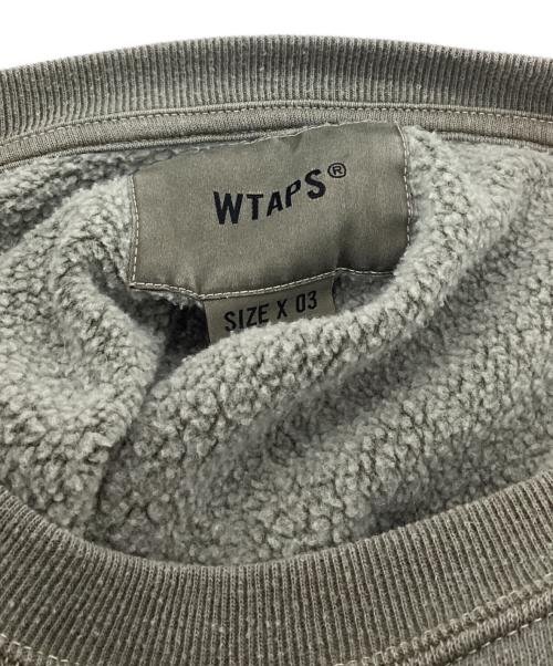 WTAPS（ダブルタップス）WTAPS (ダブルタップス) ALL 03 SWEATER CTPL SIGN CREWNECK SWAE グレー サイズ:3の古着・服飾アイテム