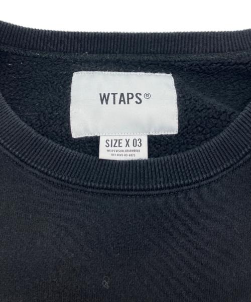 WTAPS（ダブルタップス）WTAPS (ダブルタップス) HOME BASE CREW NECK ブラック サイズ:3の古着・服飾アイテム
