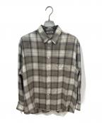 AURALEEオーラリー）の古着「SUPER LIGHT WOOL CHECK SHIRT　A23AS01LC」｜ブラウン