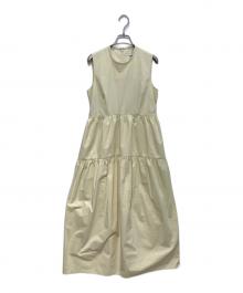 CLANE（クラネ）の古着「SOLID TIERED ONE PIECE　10122-5222」｜イエロー