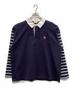 FILA×B.C STOCKフィラ×ビーシーストック）の古着「別注 ラガーシャツ」｜ネイビー