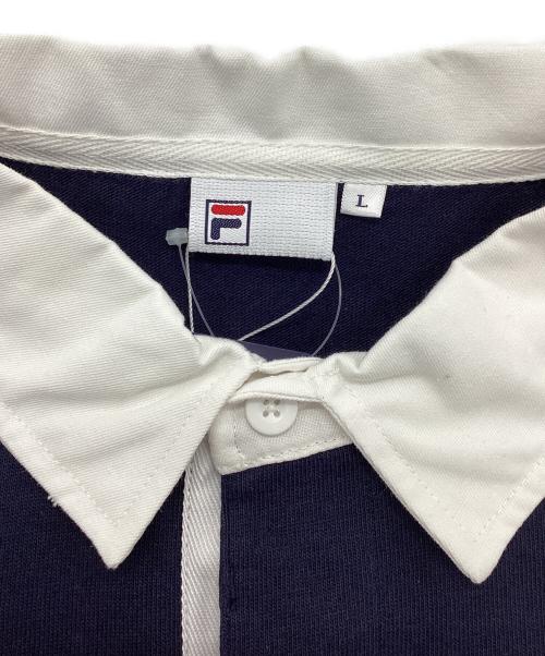 FILA（フィラ）FILA (フィラ) B.C STOCK (ビーシーストック) 別注 ラガーシャツ ネイビー サイズ:L 未使用品の古着・服飾アイテム