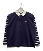 FILA×B.C STOCKフィラ×ビーセーストック）の古着「別注 ラガーシャツ」｜ネイビー