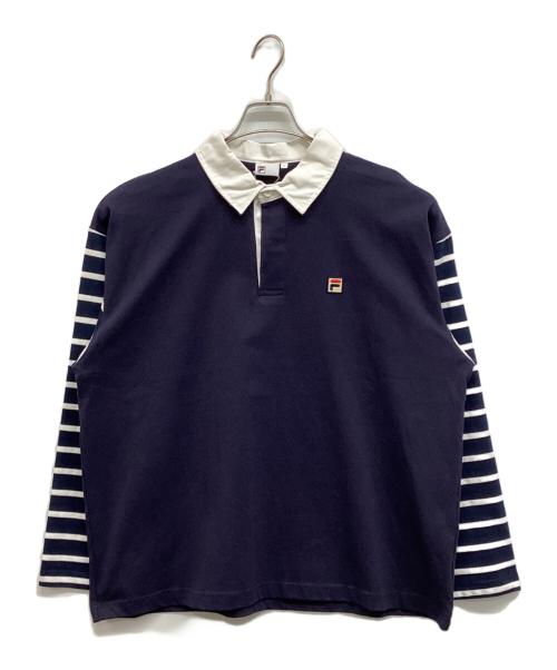 FILA（フィラ）FILA (フィラ) B.C STOCK (ビーシーストック) 別注 ラガーシャツ ネイビー サイズ:L 未使用品の古着・服飾アイテム