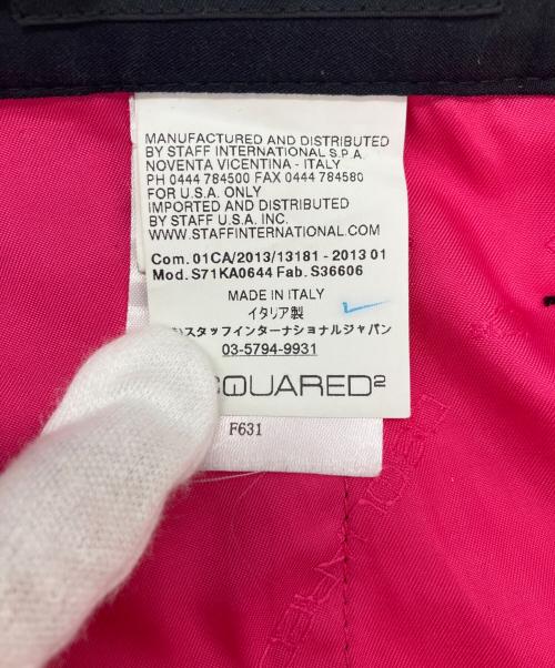 DSQUARED2（ディースクエアード）DSQUARED2 (ディースクエアード) スラックス ブラック サイズ:48の古着・服飾アイテム