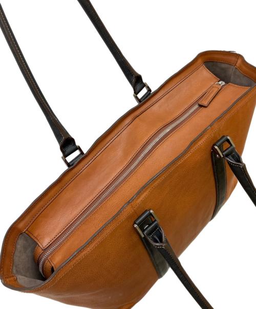 cocomeister（ココマイスター）cocomeister (ココマイスター) マルティーニ・レオナルド レザートートバッグ ブラウンの古着・服飾アイテム