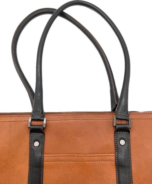 cocomeister（ココマイスター）cocomeister (ココマイスター) マルティーニ・レオナルド レザートートバッグ ブラウンの古着・服飾アイテム