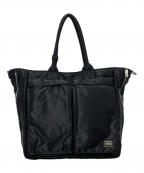 PORTERポーター）の古着「CARRYING TOTE BAG」｜ブラック