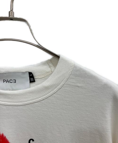 PACE（ペース）PACE (ペース) DOUBLE SATIRE TEE アイボリー サイズ:L 未使用品の古着・服飾アイテム