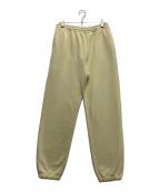 AURALEEオーラリー）の古着「HEAVY BD SWEAT PANTS/ヘビースウェットパンツ」｜イエロー