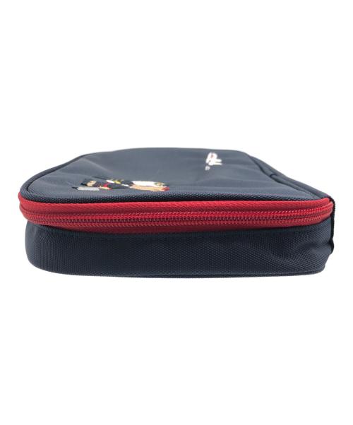 familiar（ファミリア）familiar (ファミリア) JAL (ジャル) マルチポーチ ネイビーの古着・服飾アイテム