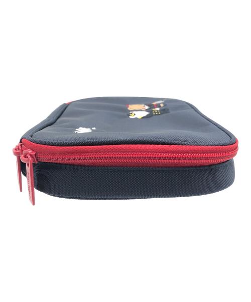 familiar（ファミリア）familiar (ファミリア) JAL (ジャル) マルチポーチ ネイビーの古着・服飾アイテム