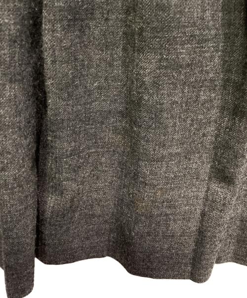 CHANEL（シャネル）CHANEL (シャネル) クローバーゴールドボタンラップスカート グレー サイズ:36の古着・服飾アイテム