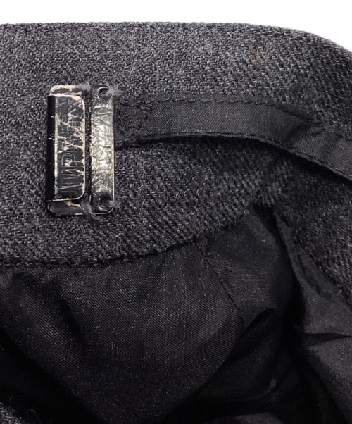 CHANEL（シャネル）CHANEL (シャネル) クローバーゴールドボタンラップスカート グレー サイズ:36の古着・服飾アイテム