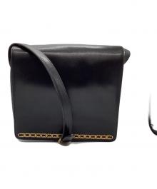 GUCCI（グッチ）の古着「フラップショルダーバッグ」｜ブラック