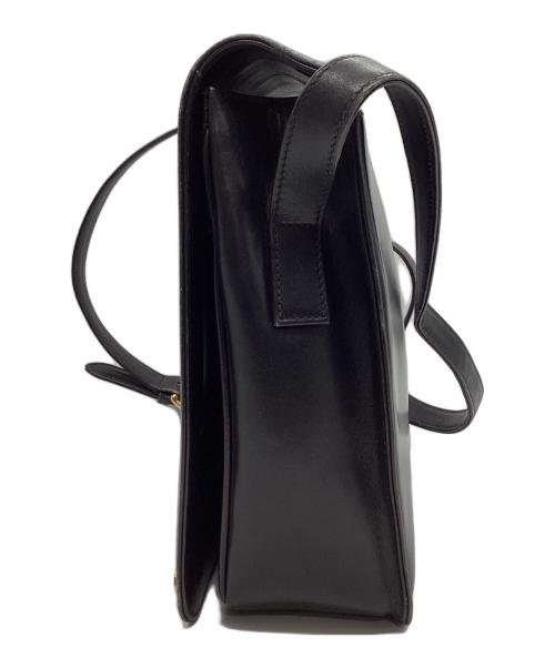 GUCCI（グッチ）GUCCI (グッチ) フラップショルダーバッグ ブラック サイズ:下記参照の古着・服飾アイテム