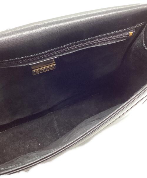 GUCCI（グッチ）GUCCI (グッチ) フラップショルダーバッグ ブラック サイズ:下記参照の古着・服飾アイテム