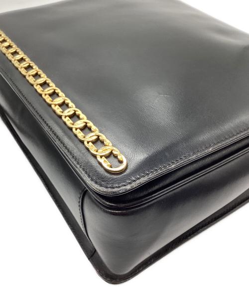 GUCCI（グッチ）GUCCI (グッチ) フラップショルダーバッグ ブラック サイズ:下記参照の古着・服飾アイテム