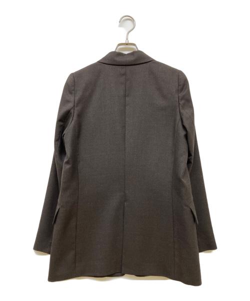 Lisiere（リジェール）Lisiere (リジェール) Col Pierrot (コルピエロ) テーラードジャケット ブラウン サイズ:38の古着・服飾アイテム