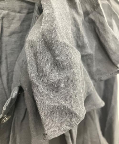 DEPAREILLE（デパリエ）DEPAREILLE (デパリエ) フリルブラウス ブラック サイズ:記載なしの古着・服飾アイテム