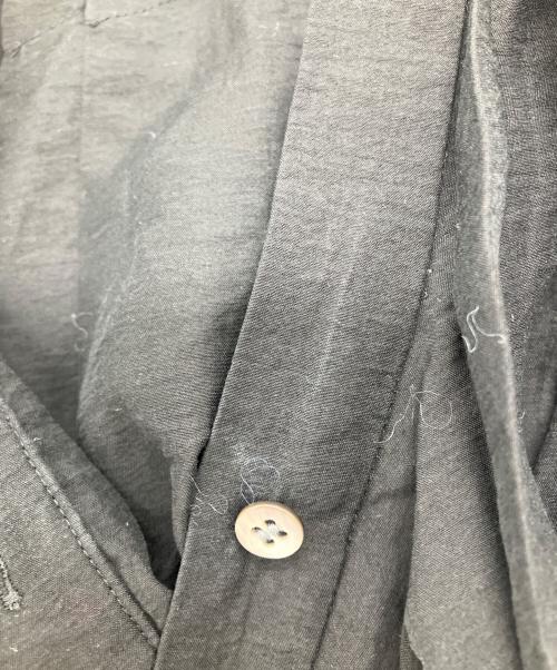 DEPAREILLE（デパリエ）DEPAREILLE (デパリエ) フリルブラウス ブラック サイズ:記載なしの古着・服飾アイテム