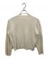 JIL SANDER (ジルサンダー) カシミヤサイド切替ニット アイボリー サイズ:SIZE S：14000円