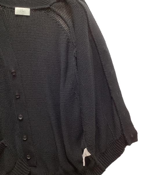 HERILL（ヘリル）HERILL (ヘリル) コットンニットカーディガン ブラック サイズ:2の古着・服飾アイテム