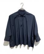 YLEVE×BOURRIENNEイレーヴ×ブリエンヌ）の古着「プルオーバーシャツ」｜ネイビー