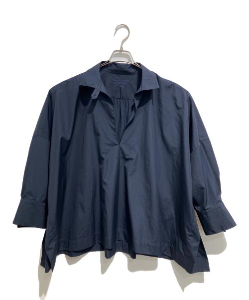 YLEVE（イレーヴ）YLEVE (イレーヴ) BOURRIENNE (ブリエンヌ) プルオーバーシャツ ネイビー サイズ:1の古着・服飾アイテム