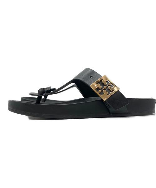 TORY BURCH（トリーバーチ）TORY BURCH (トリーバーチ) MELLOW THONG SANDAL ブラック サイズ:8 1/2の古着・服飾アイテム