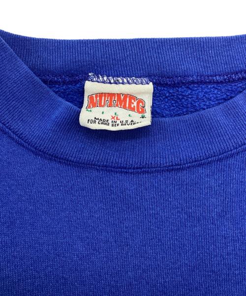 NUTMEG（ナツメグ）NUTMEG (ナツメグ) 90ｓNFLスウェット ブルー サイズ:XLの古着・服飾アイテム