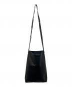 HENDER SCHEMEエンダースキーマ）の古着「レザーショルダーバッグ」｜ブラック