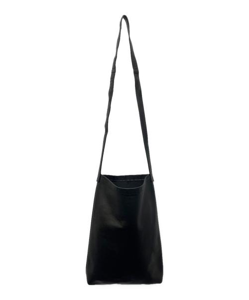 HENDER SCHEME（エンダースキーマ）HENDER SCHEME (エンダースキーマ) レザーショルダーバッグ ブラックの古着・服飾アイテム