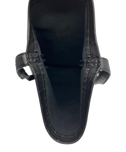 HENDER SCHEME（エンダースキーマ）HENDER SCHEME (エンダースキーマ) レザーショルダーバッグ ブラックの古着・服飾アイテム