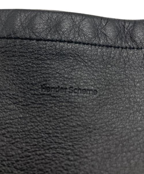 HENDER SCHEME（エンダースキーマ）HENDER SCHEME (エンダースキーマ) レザーショルダーバッグ ブラックの古着・服飾アイテム