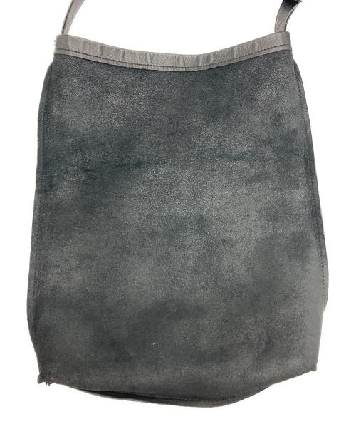 HENDER SCHEME（エンダースキーマ）HENDER SCHEME (エンダースキーマ) レザーショルダーバッグ ブラックの古着・服飾アイテム