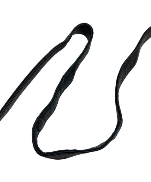 HENDER SCHEME（エンダースキーマ）HENDER SCHEME (エンダースキーマ) レザーショルダーバッグ ブラックの古着・服飾アイテム