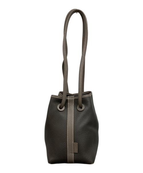 VASIC（ヴァジック）VASIC (ヴァジック) 巾着ショルダーバッグ グレー サイズ:下記参照の古着・服飾アイテム