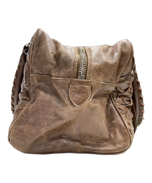 BALENCIAGA（バレンシアガ）BALENCIAGA (バレンシアガ) キルティングボストンバッグ ブラウンの古着・服飾アイテム