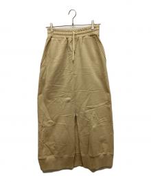 Matured（マチュアード）の古着「スウェットロングスカート」｜ベージュ